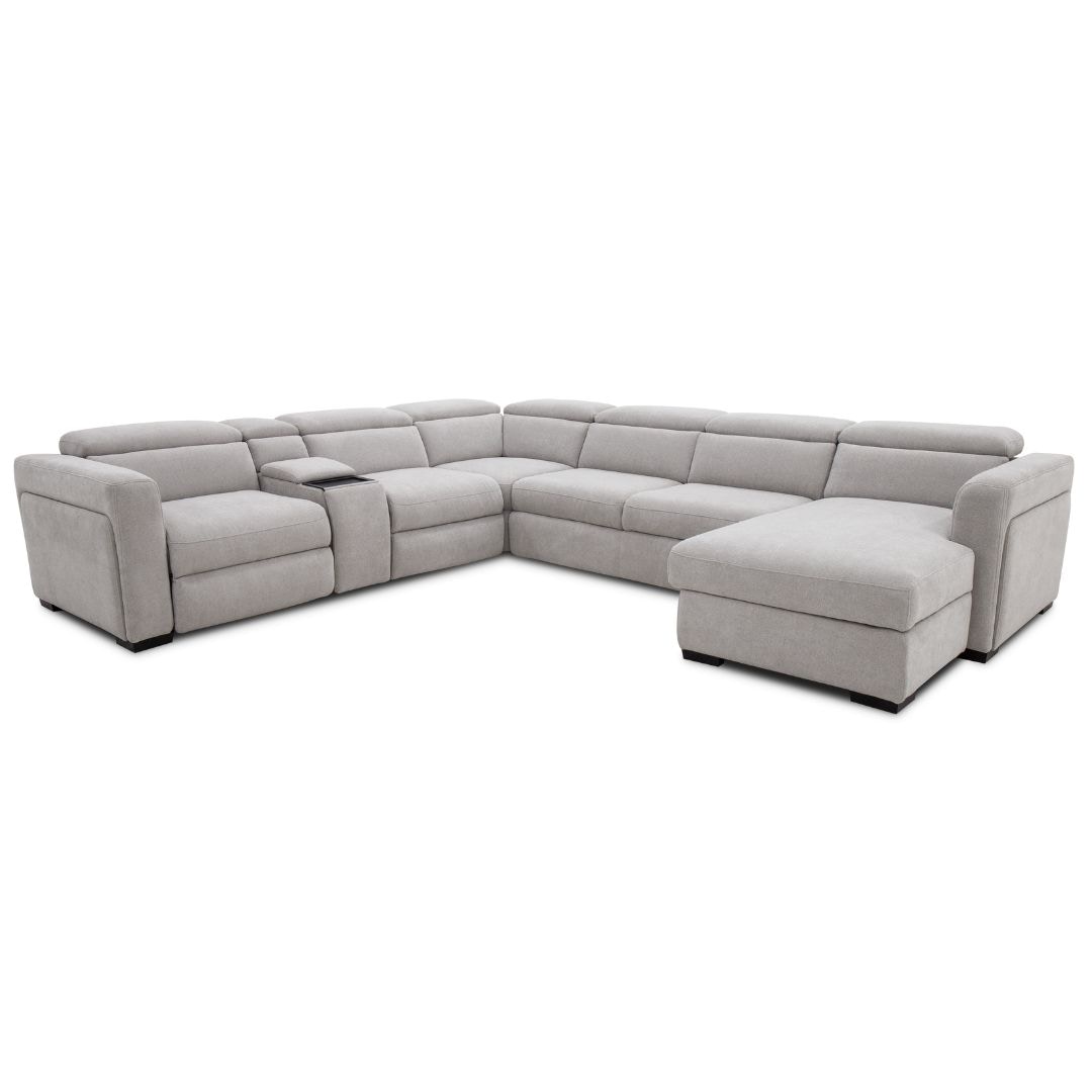 Moto Motion Trento Dove Sectional C00097 - B.F. Myers
